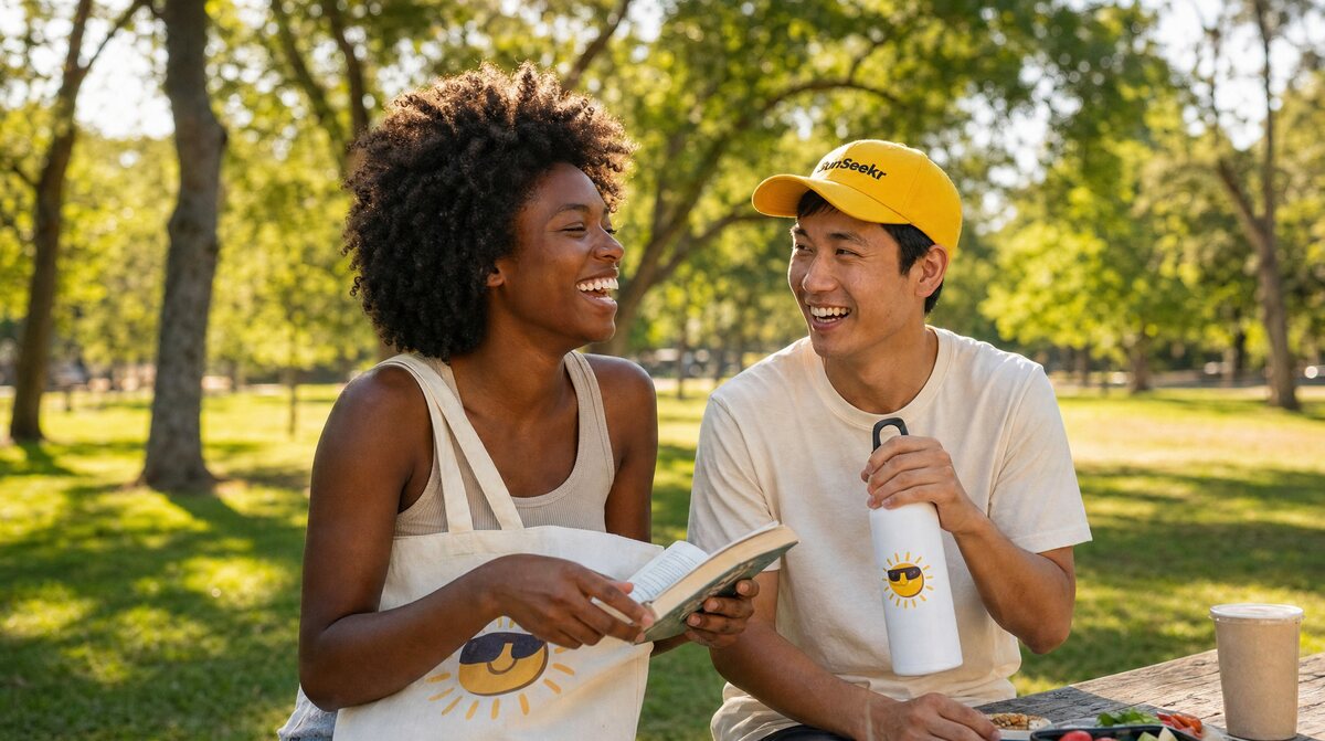 Friends at the park