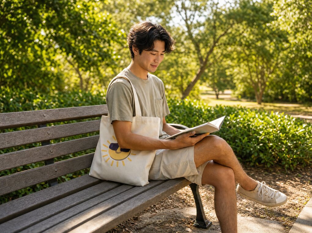 Reading in the park